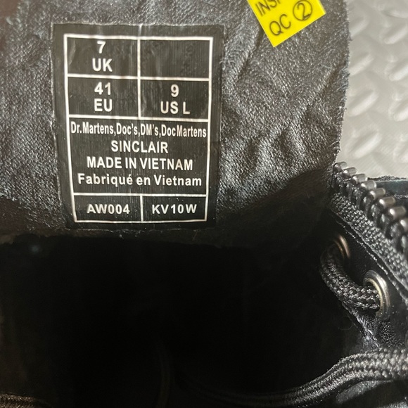 Dr. Martens Rare Green Wild Croc Emboss Sinclair Boots Women's UK 7 / US 9 EUC - Picture 5 of 7